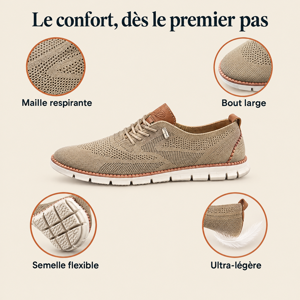 Le confort dès le premier pas – caractéristiques