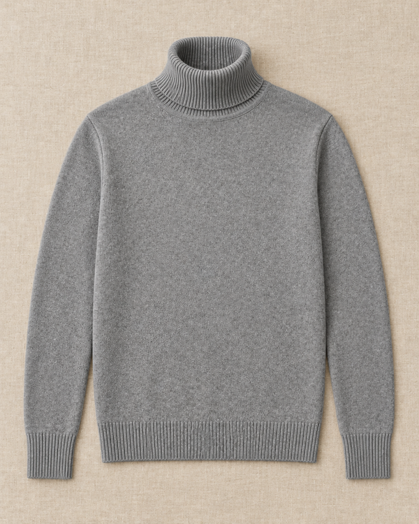 Le Lucca – Pull col roulé 100 % cachemire