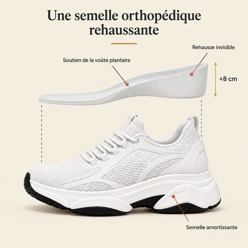 Semelle orthopédique rehaussante de L'Élévation