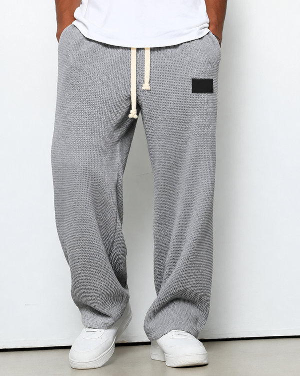 Le Marais – Pantalon large en maille gaufrée