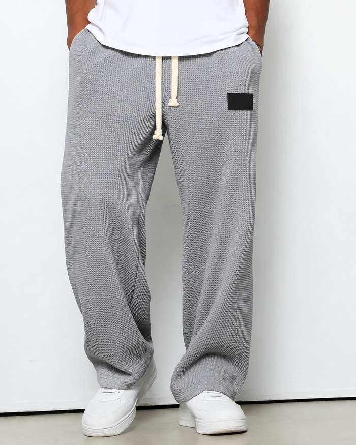 Le Marais – Pantalon large en maille gaufrée